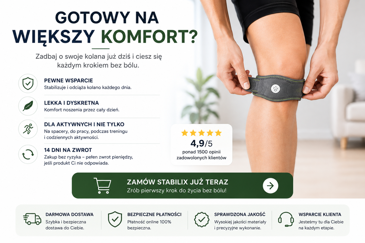 Zamów Stabilix – lekka opaska na codzienną aktywność